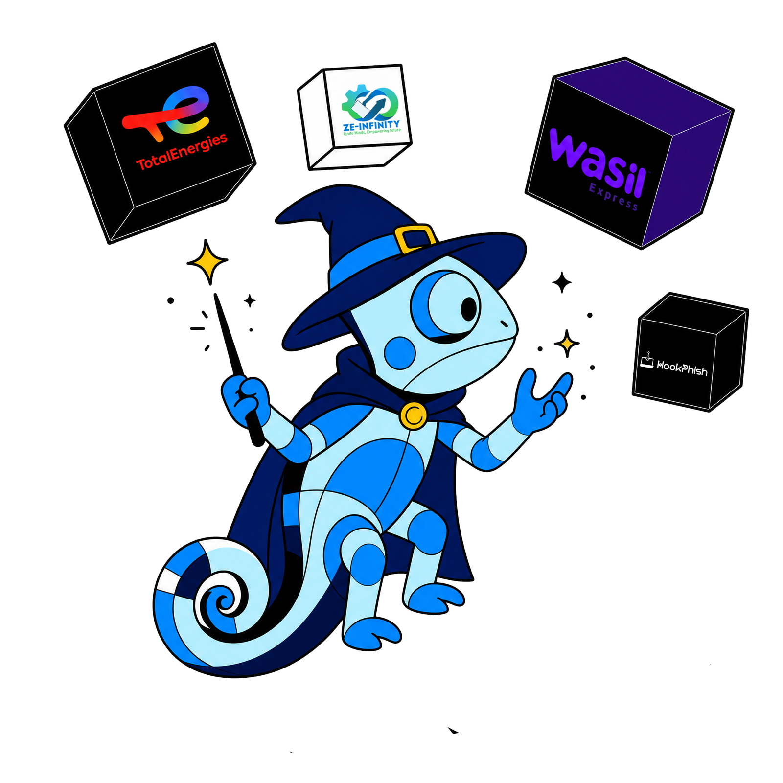 Chameleon Mascot
