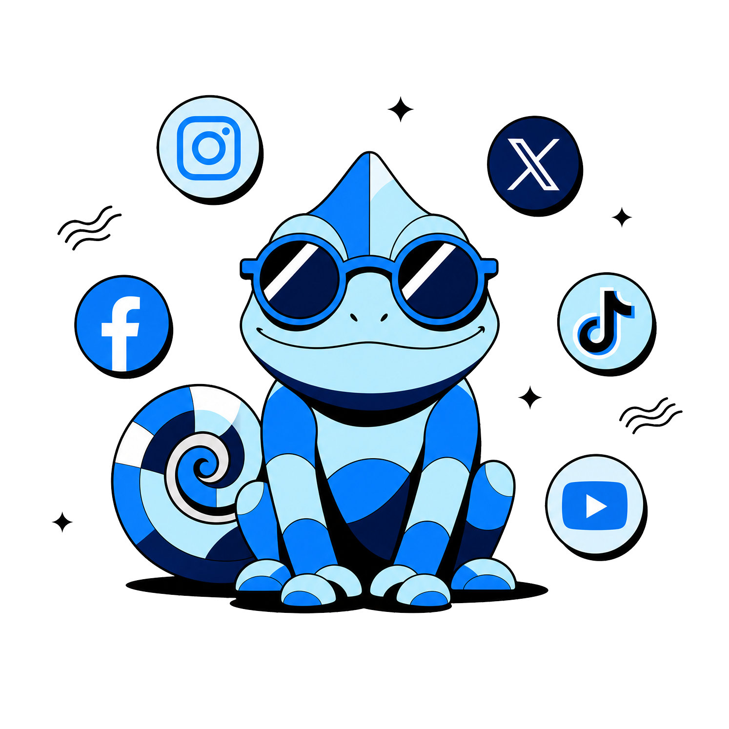XProjects chameleon mascot